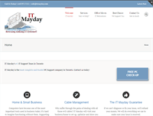 Tablet Screenshot of itmayday.com